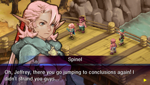 Crimson Gem Saga screenshot 4 for PSP